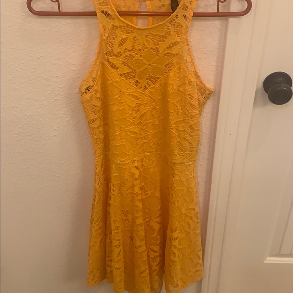 Yellow dress